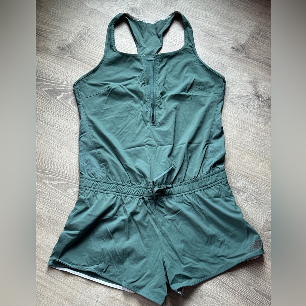 New Balance Forest Green Bodysuit size S like new